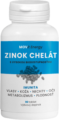 Movit Energy Zinok Chelát 15 mg, 90 tabliet