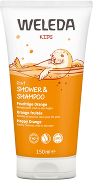 Weleda Sprchový krém a šampón 2v1 Šťastný pomaranč 150 ml