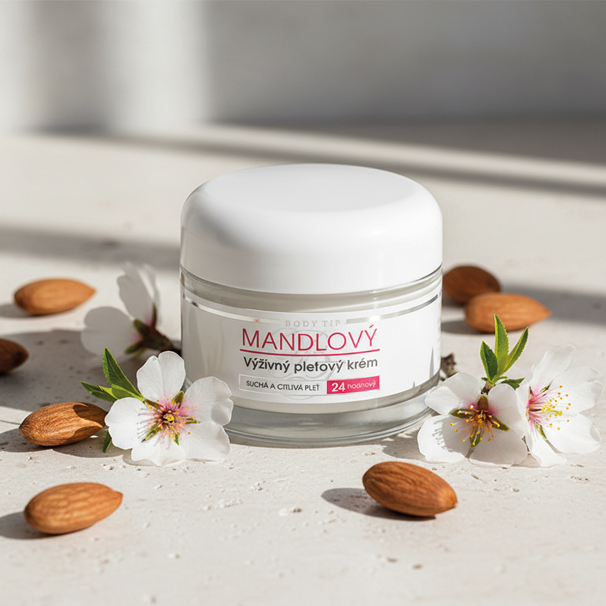 Body Tip Mandľový výživný krém 50 ml