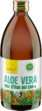 Wolfberry Aloe vera šťava 100 % BIO, 500 ml