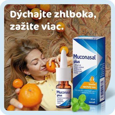 Muconasal Plus nosný sprej 10 ml
