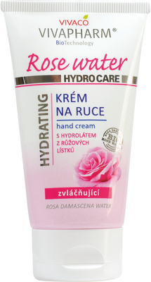 Vivaco Darčeková kazeta rose water - krém na ruky 75ml + hmla na tvár 100ml