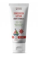 Woodenspoon Opaľovacie telové mlieko Baby & Family SPF50, 100 ml