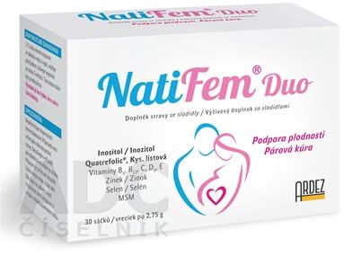 Ardez Pharma NatiFem Duo vo vreckách 30 ks