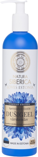 Natura Siberica Osviežujúci sprchový gél na telo – nevädza a moruška 400 ml