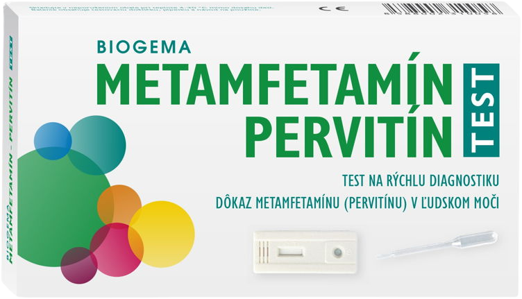 Biogema Metamfetamín pervitín test na stanovenie drogy v moči