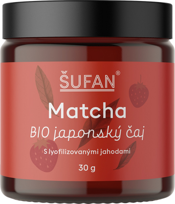 Šufan BIO čaj Matcha s jahodou 30 g