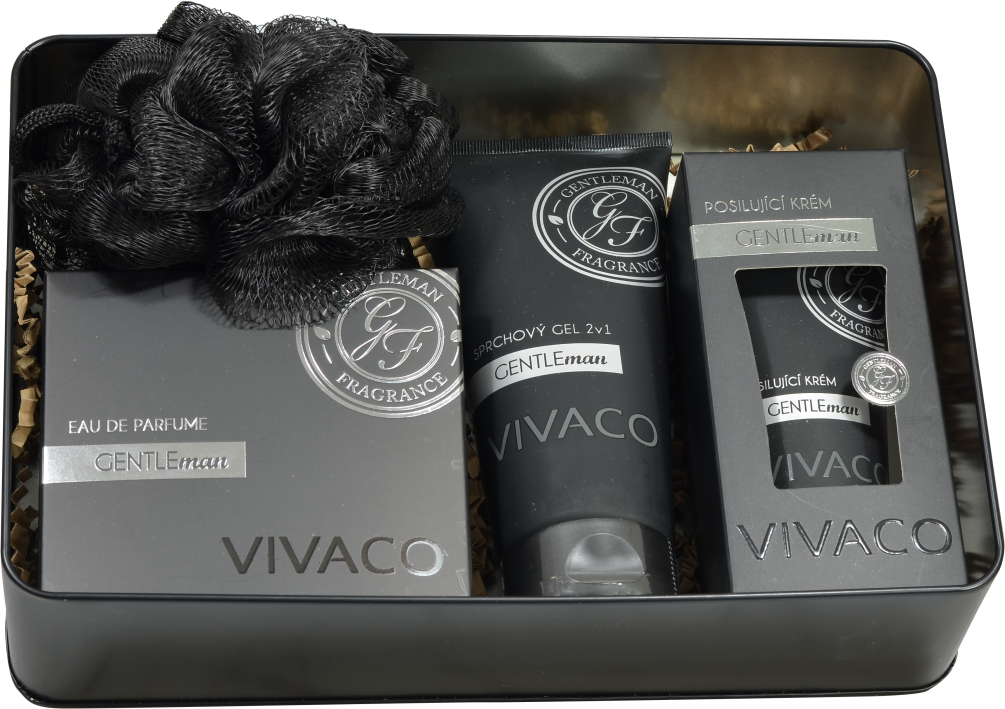 Gentleman Darčekové balenie - EdP + posilňujúci krém + sprchový gél + darček