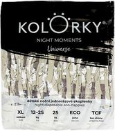 Kolorky NIGHT MOMENTS  Vesmír veľ. XL (12-25 kg)  25 ks