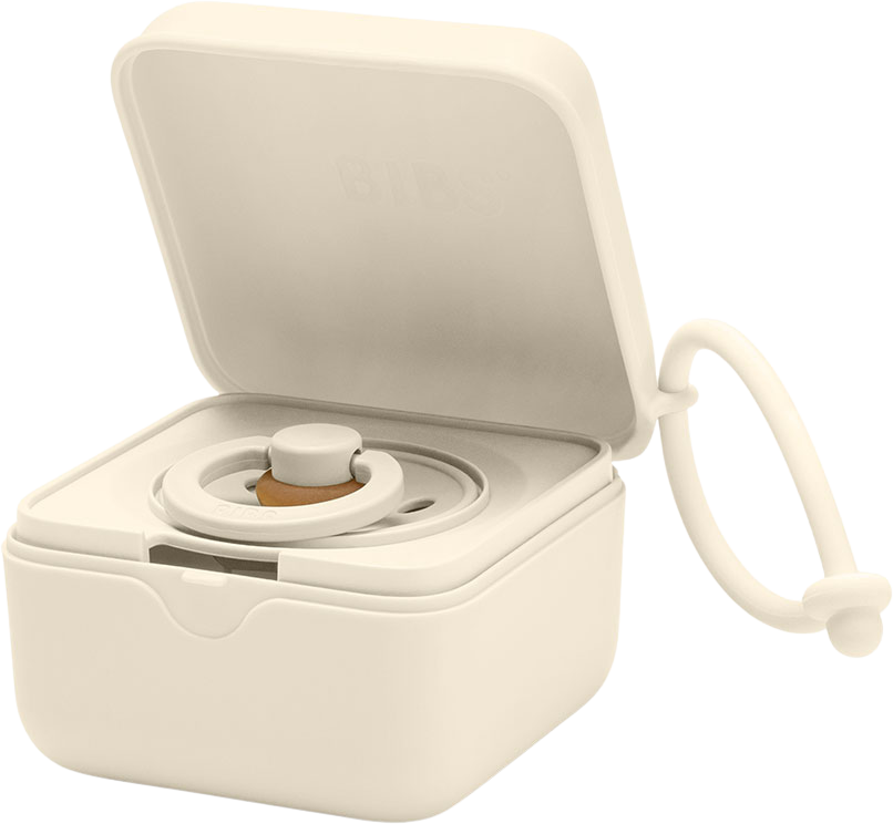 BIBS krabička na cumlíky - Ivory