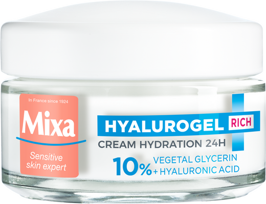 Mixa Hyalurogel Rich Intenzívný hydratačný krém 50 ml