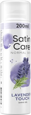 Gillette Satin Care Gel na holenie Normal Skin Lavender Touch 200 ml