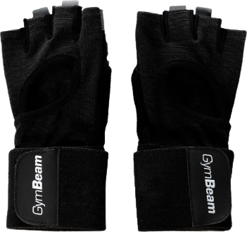 GymBeam Dámske fitness rukavice, Guard Black, veľ. XL, 2 ks