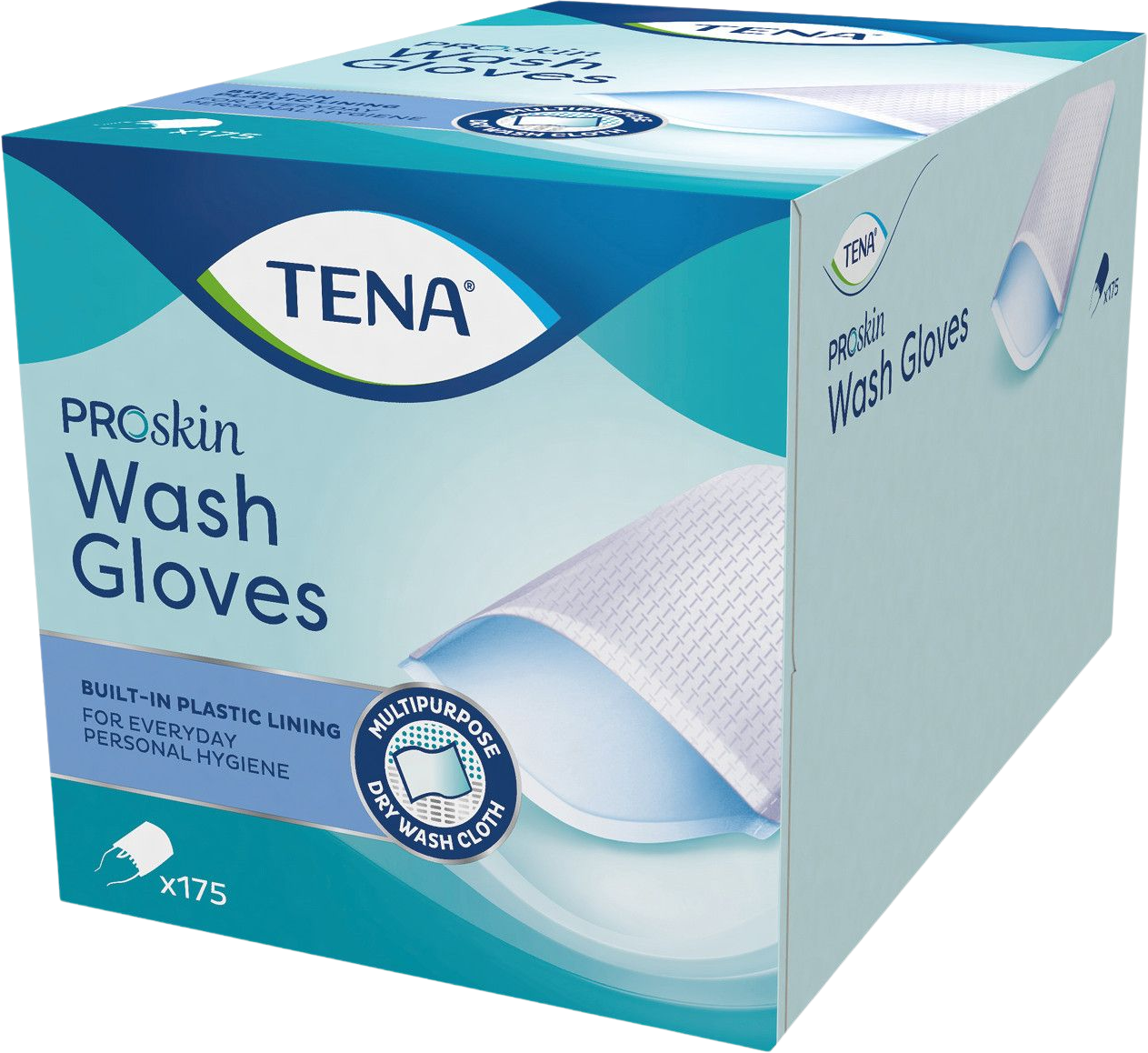 Tena Umyvacie rukavice s foliou 175 ks