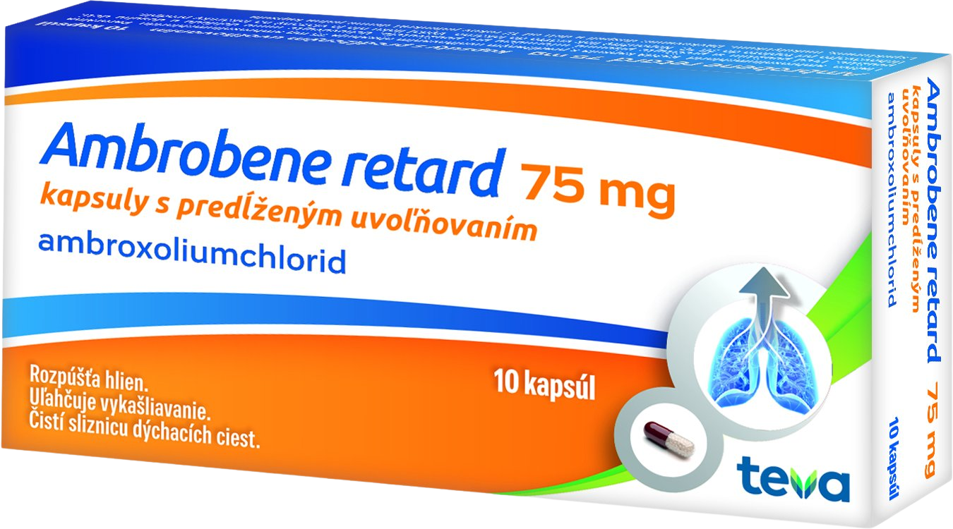 Ambrobene RETARD 75 mg cps plg 10 kapsúl