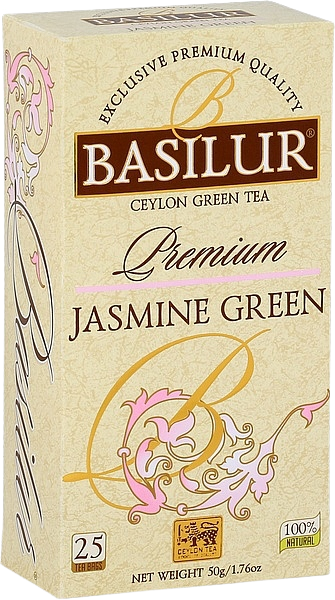 Basilur Premium Jasmine Green 25 x 2 g
