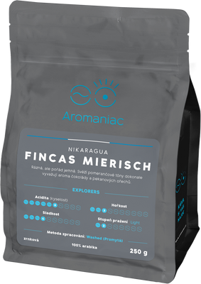 Aromaniac Nikaragua Fincas Mierisch - zrnková 250 g