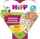 HiPP BIO Ryža so zeleninou a hráškom a jemne nakrájaným hovädzím mäsom 250 g