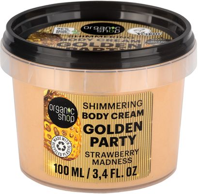 Organic Shop Glow & Celebrate Zlatý darčekový set