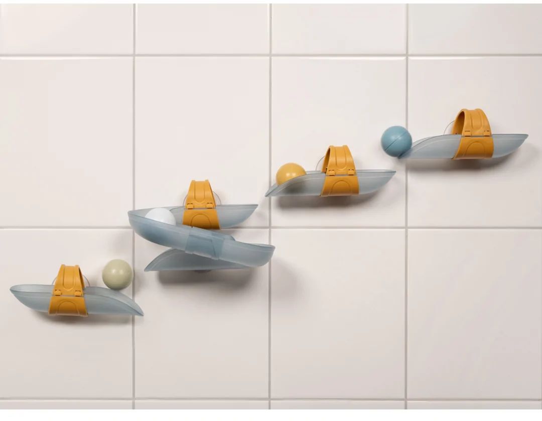 Little Dutch Dráha guličková do vane Blue 10m+