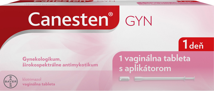Canesten GYN 1 deň 500 mg, 1 tabliet