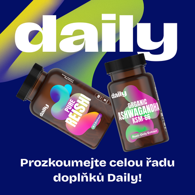 Daily Pure Reishi 90 kapslí
