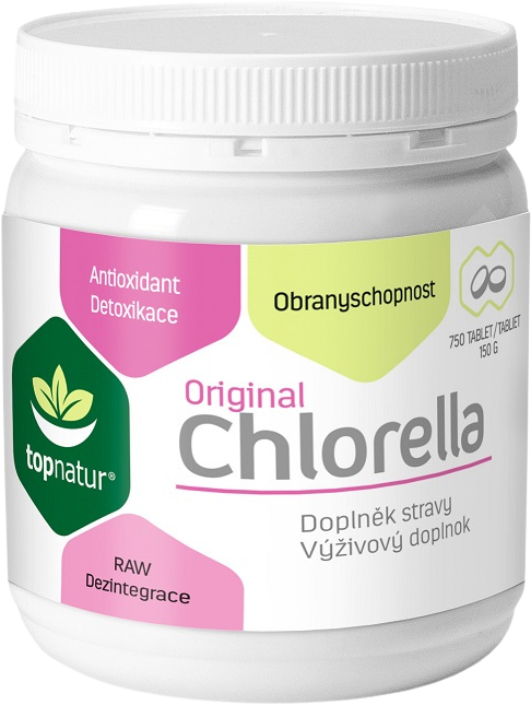 Topnatur Chlorella Original 750 tabliet