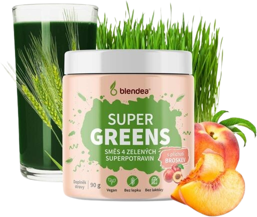 Blendea Supergreens broskyňa 90 g
