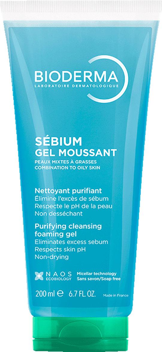 Bioderma Sébium Gel moussant čistiaci gél na zmiešanú a mastnú pokožku 200 ml
