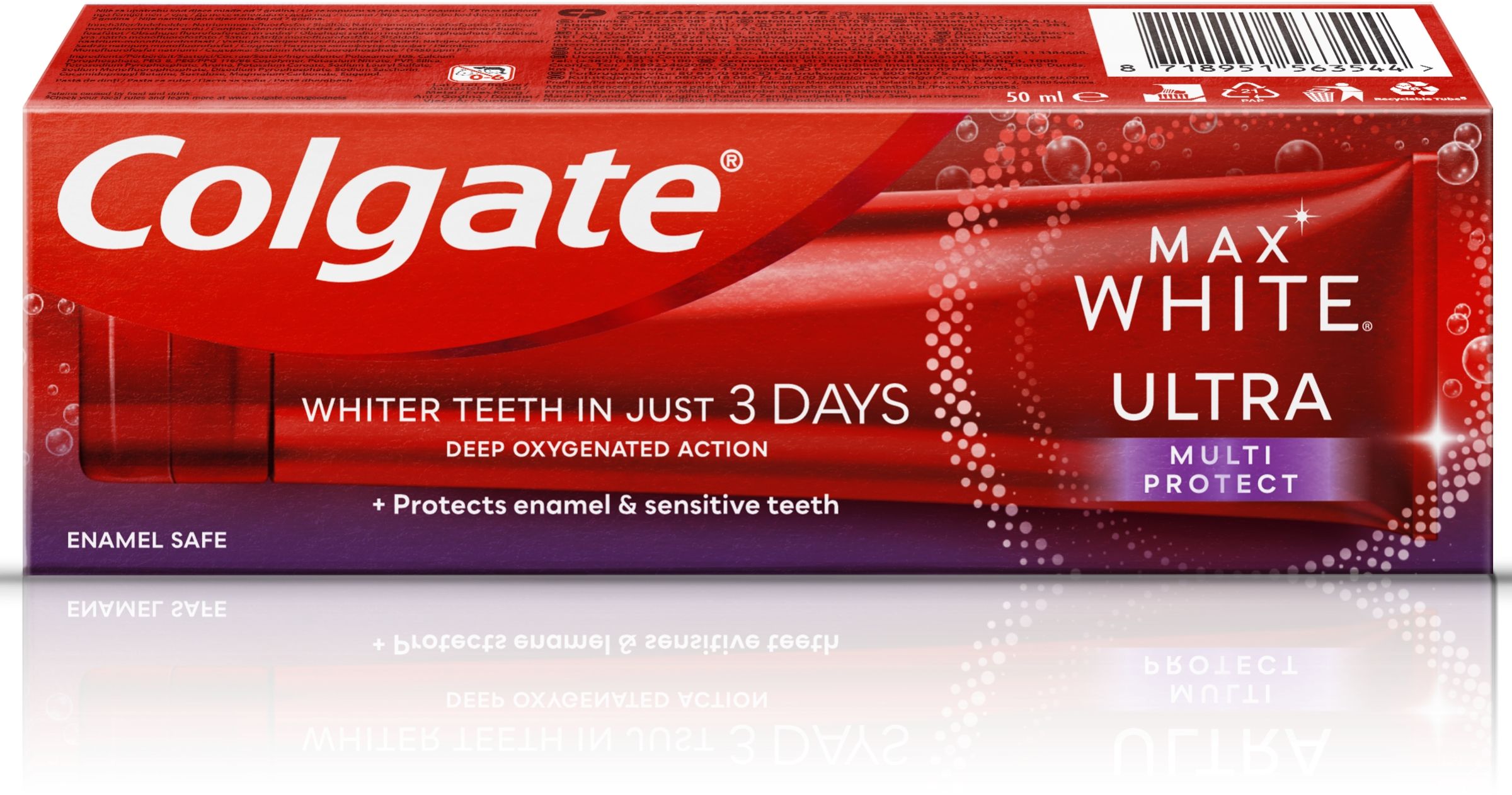 Colgate Паста за зъби Max White Ultra Multiprotect, 50 ml