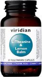 Viridian L-Theanine & Lemon Balm 30 kapsúl
