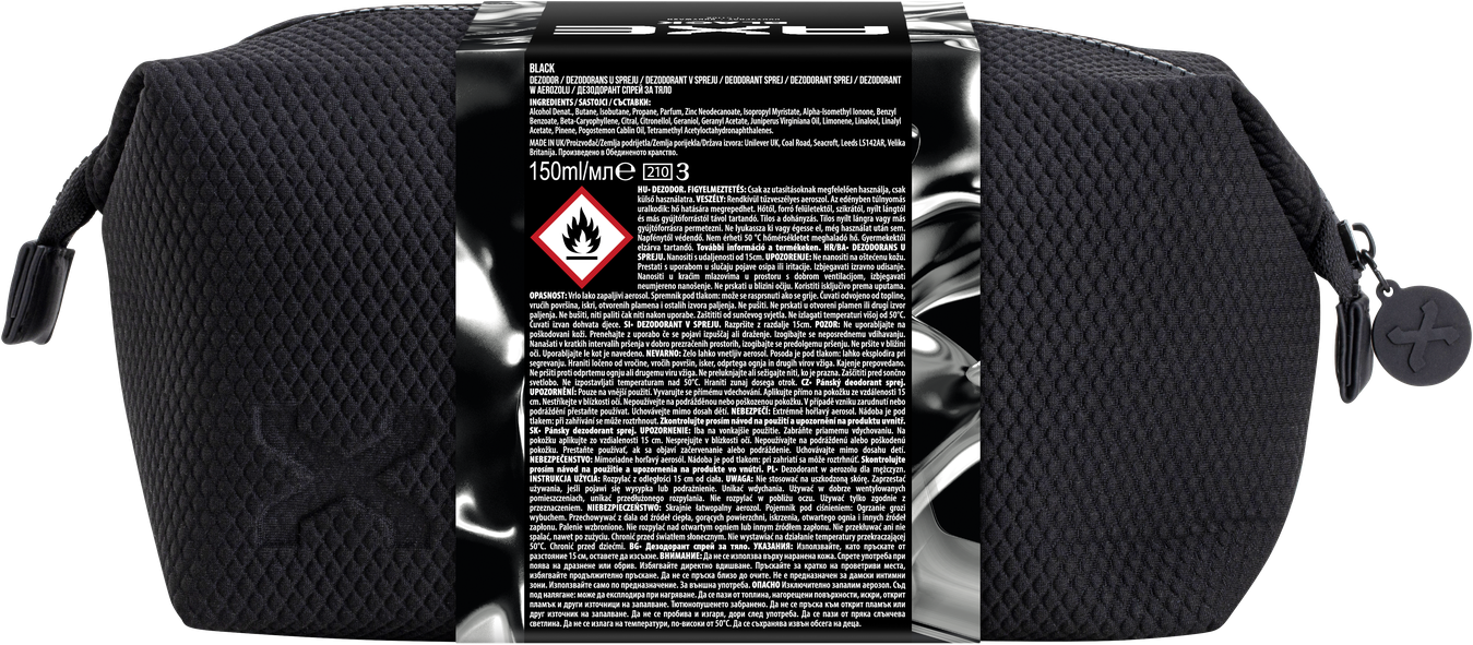 Axe Black kozmetická taška pre mužov