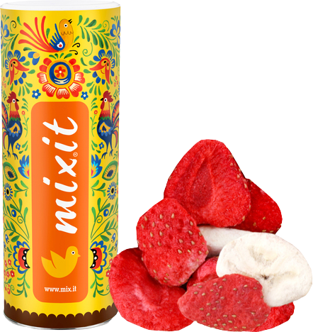 Mixit Veľké chrumkavé ovocie - banán a jahoda 160 g