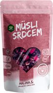 Topnatur Müsli srdcom MALINA & Belgická čokoláda 250 g