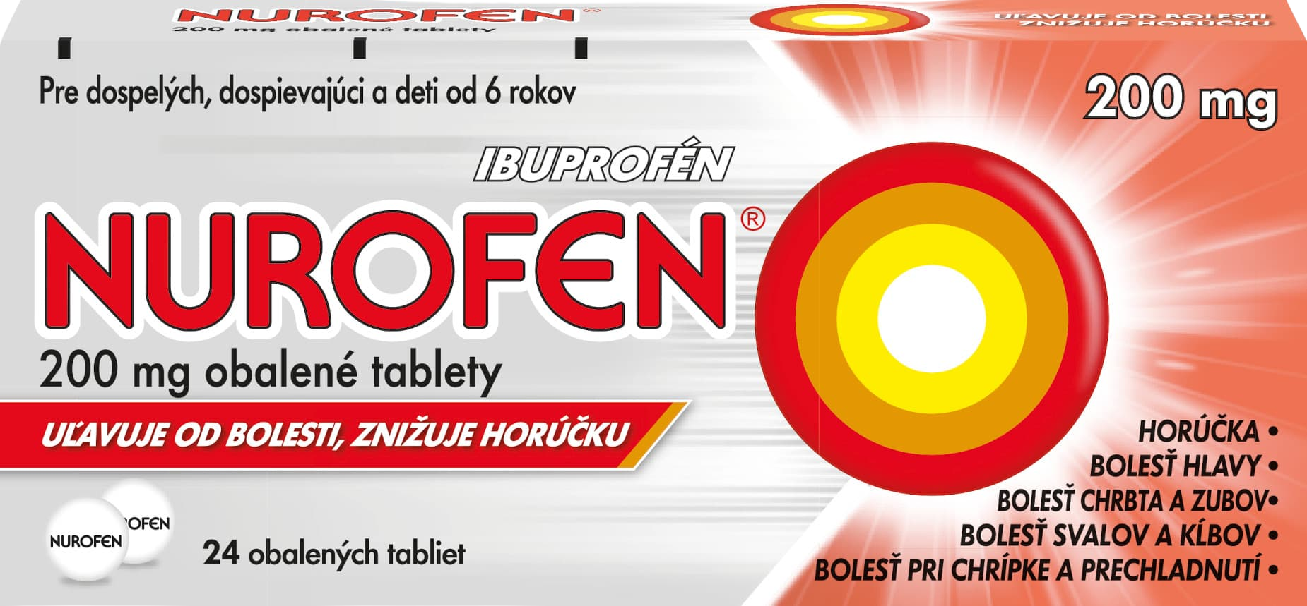 Nurofen 200 mg 24 tabliet
