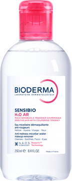 Bioderma Sensibio H2O AR Micelárna voda na citlivú pleť so začervenaním 250 ml
