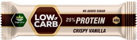 Topnatur Low Carb Proteínová tyčinka - Crispy Vanilla 40 g