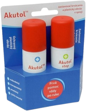 AvePharma Akutol duo pack Akutol sprej + Akutol stop sprej 2 x 60 ml
