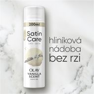 Gillette Venus Satin Care Gel na holenie Dry skin Olay vanilla cashmere 200 ml