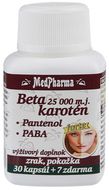 MedPharma Betakarotén 25 000 m.j.+Pantenol+PABA 30 kapsúl