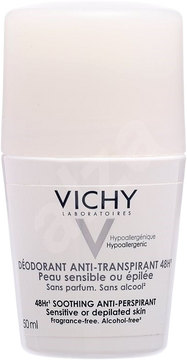 Vichy Deo Anti-Transpirant, Antiperspirant Roll-on na citlivú pokožku 50 ml