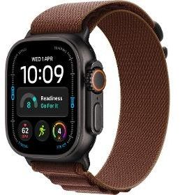 Apple Watch Ultra 4 GPS + Cellular 49mm čierny titán - bordový Alpine Loop - M