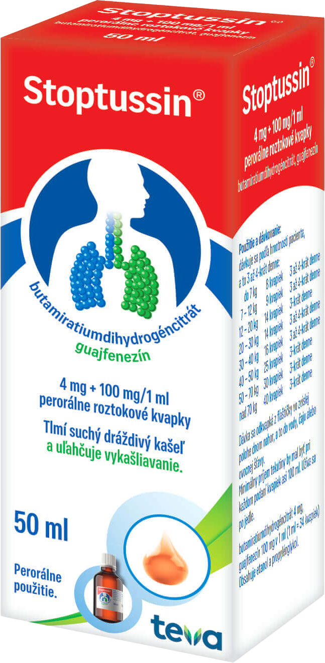 Stoptussin roztokové kvapky 50 ml