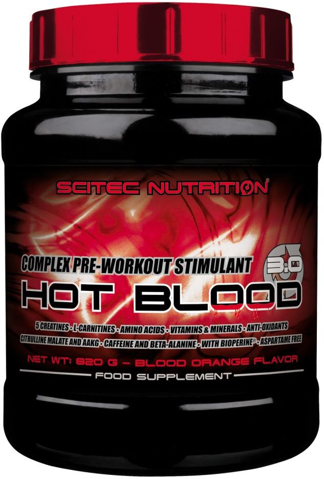 SciTec Nutrition Hot Blood 3.0  blood orange 820 g