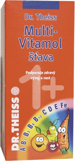 Dr. Theiss MULTI-VITAMOL ŠŤAVA 1+ 200 ml