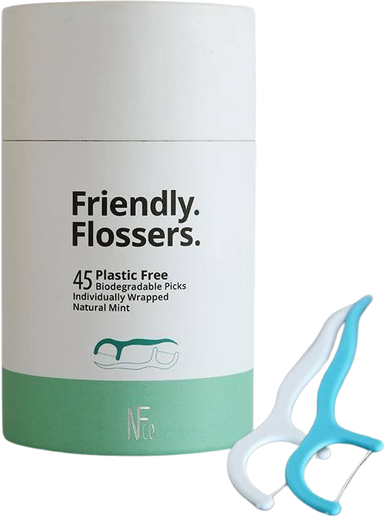 Natural Family zubná niť so špáradlom 45 ks