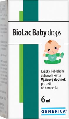 Generica BioLac Baby drops kvapky 6 ml