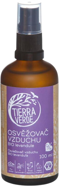 Tierra Verde Osviežovač vzduchu - BIO levandule 100 ml