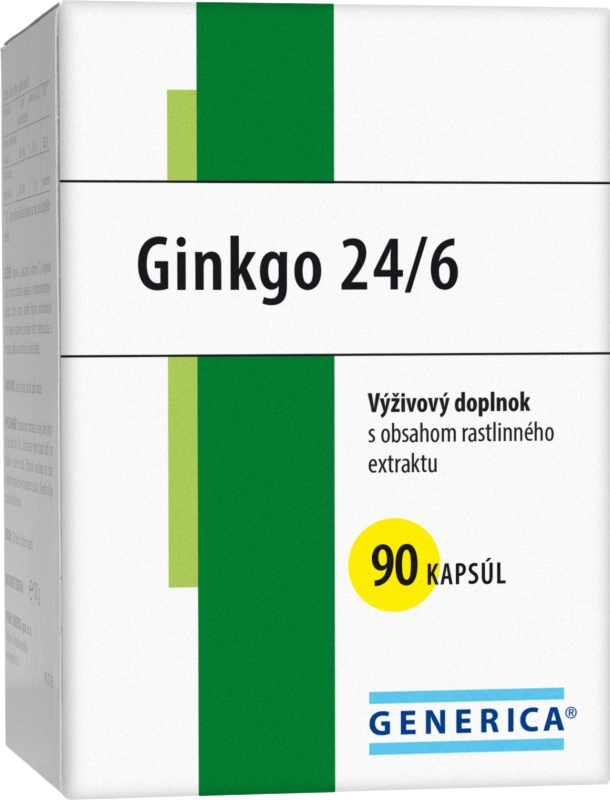Generica GINKGO 24/6 40 mg 90 kapsúl