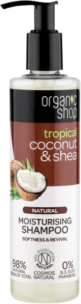 Organic Shop Hydratačný šampón Kokos & maslovník 280 ml